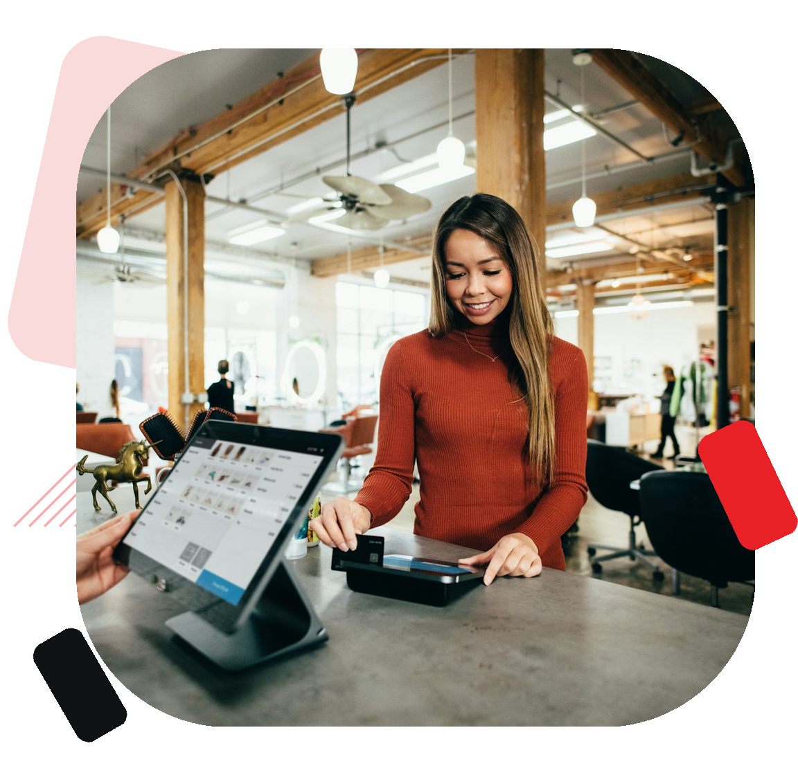 Business payment at checkout